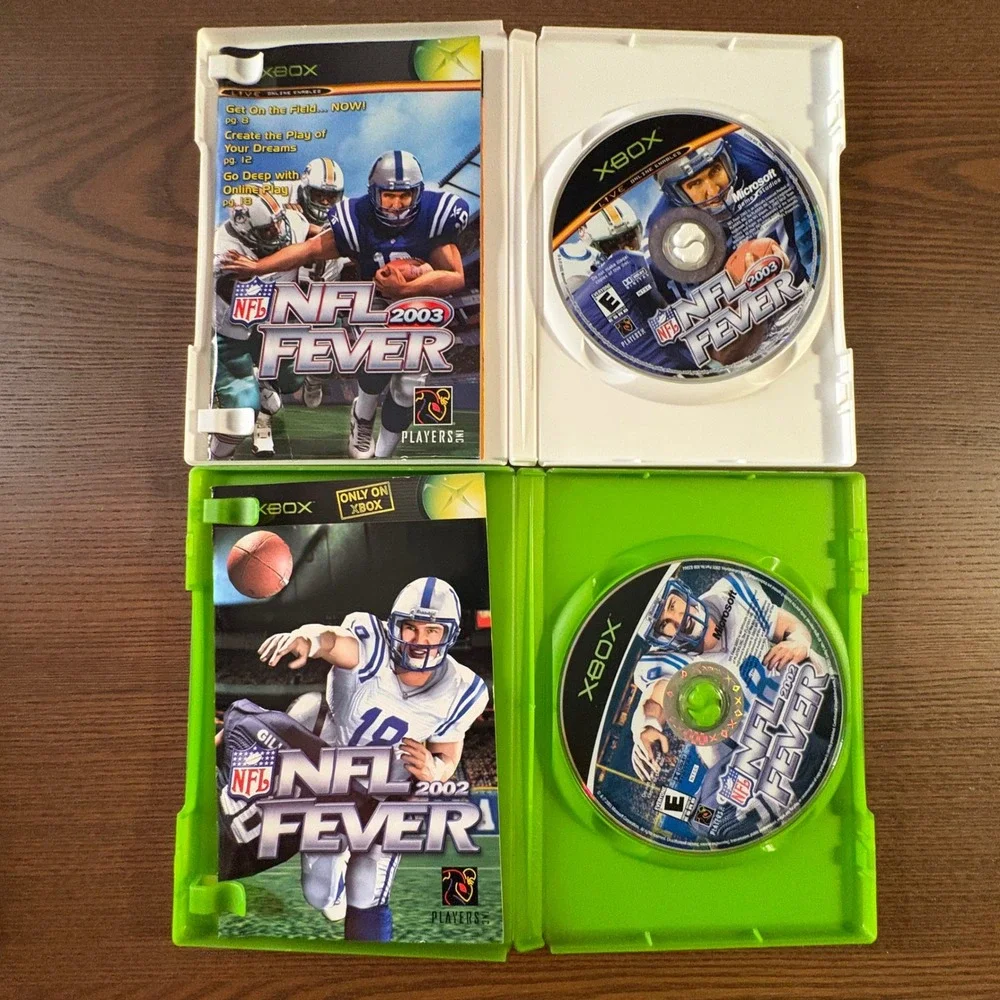 Microsoft Xbox‎ Sports Game Lot of 5 Madden NFL NBA 2K5 Tiger Woods Good Bundle